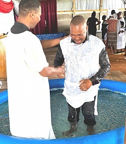 A big Congratulations to Mr J Maduna for this wonderful gift of life of Jesus Christ you are now the child of the king. Chris in you the glory of God